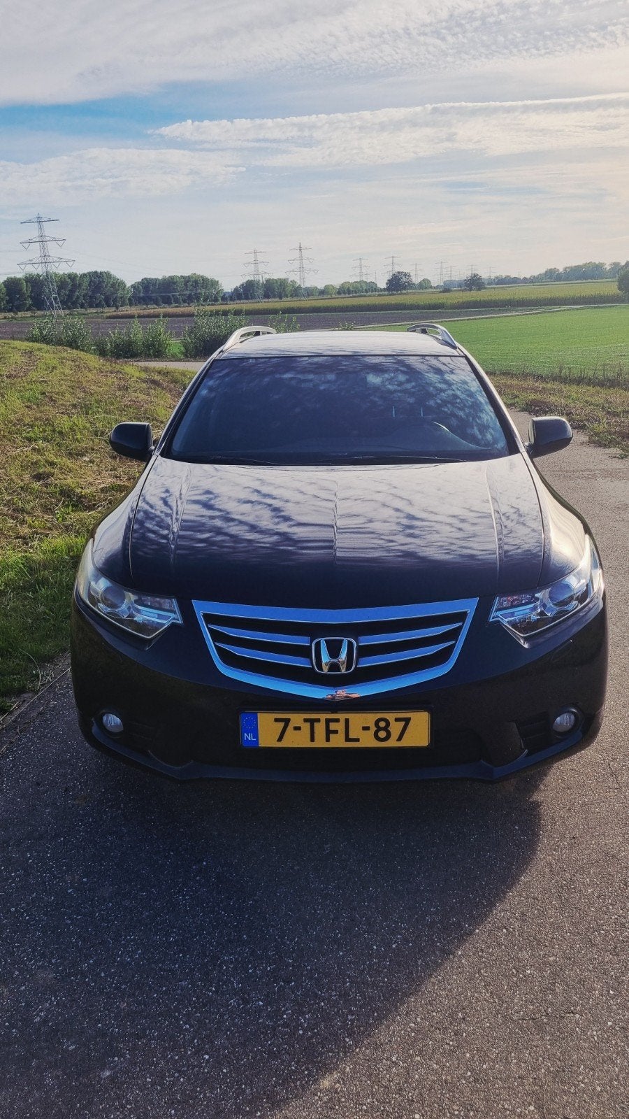 Honda Accord Tourer 2.0 i-VTEC Lifestyle Auto, Auto's, Dealer onderhouden, Stof, Zwart, Zwart