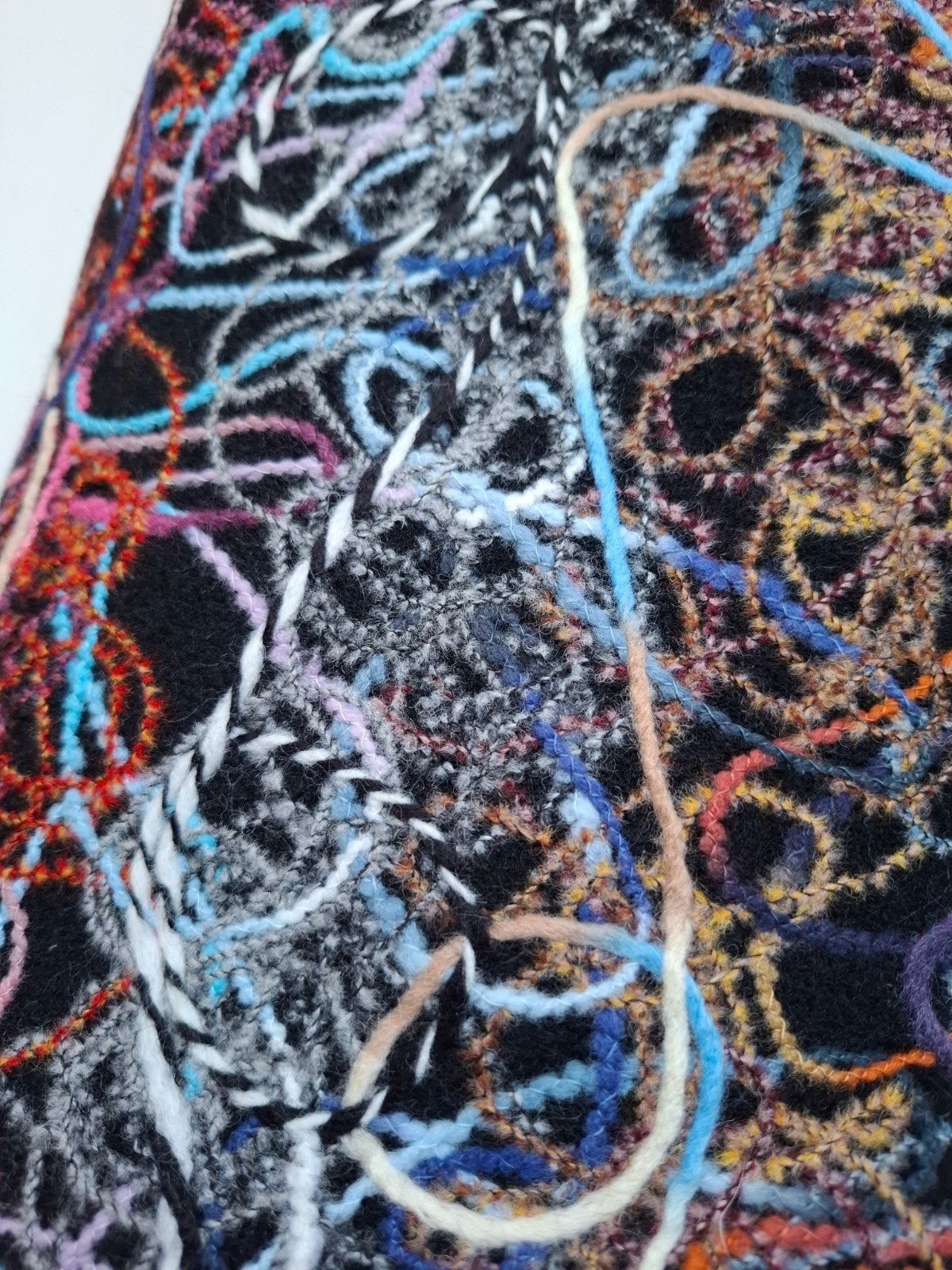 Hele mooie viltachtige wollen stof. allerlei kleurtjes., Ophalen, Wol, Overige kleuren, 120 cm of meer
