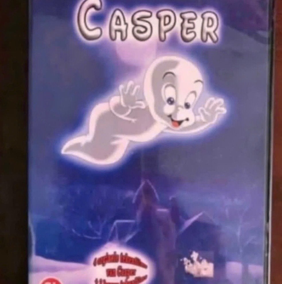 dvd van Casper het spookje, Alle leeftijden, Ophalen, Gebruikt, Inclusief doosje