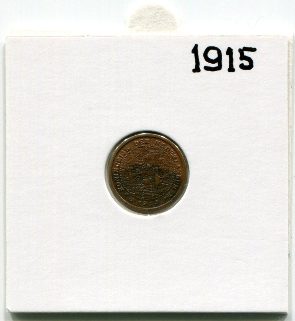 ½ cent 1915 Koningin Wilhelmina  (Schaars), Postzegels en Munten, Munten | Nederland, Ophalen of Verzenden, Koningin Wilhelmina