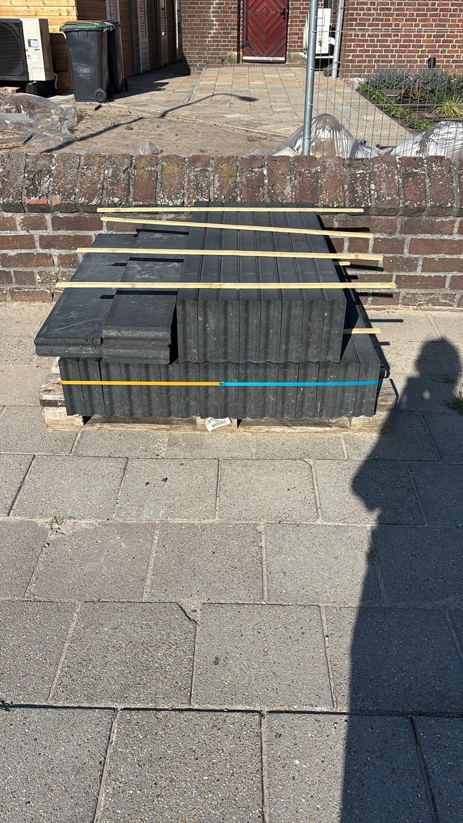 27 opsluitbanden Beton 6x20x100cm Antraciet, Tuin en Terras, Ophalen, Nieuw, Overige typen
