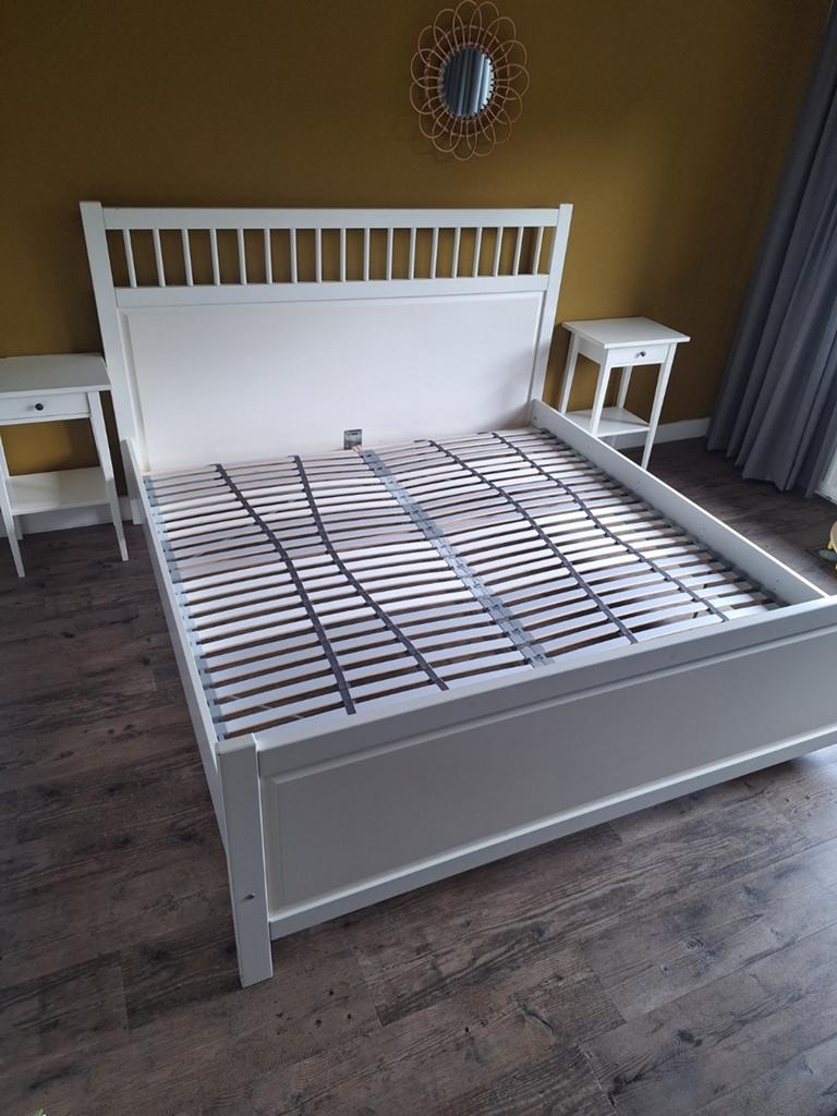 Ikea Hemnes bed 180x200, Ophalen, Gebruikt, Tweepersoons, 200 cm