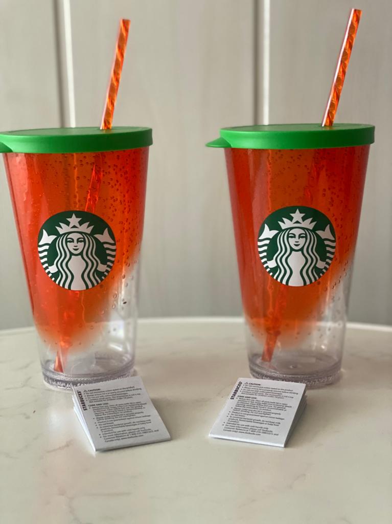 Twee starbucks drinkbekers nieuw, Overige materialen, Nieuw, Ophalen of Verzenden, Overige stijlen