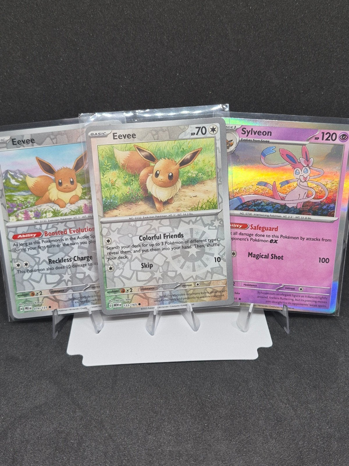 Eeveelutions Pokémon Kaarten Lot (3 Kaarten), Ophalen of Verzenden