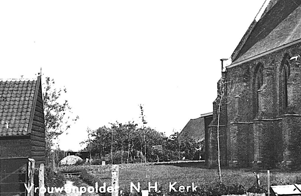 700490	Vrouwenpolder	Zeeland	Ned Herv Kerk	1959	Gelopen, Verzamelen, Ophalen of Verzenden, 1940 tot 1960, Gelopen, Zeeland