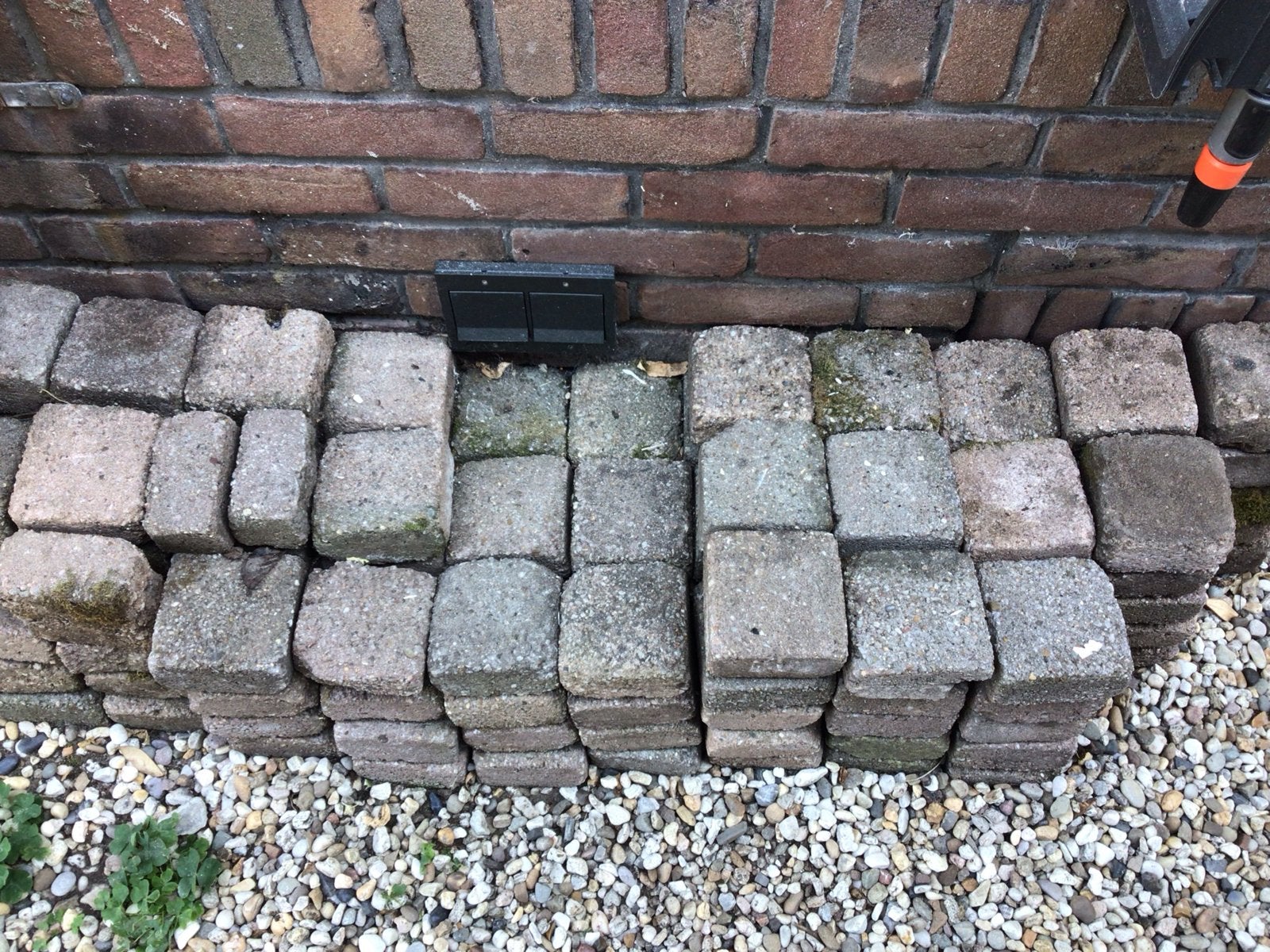 Beton klinkers 11x11x4 cm - ca. 120 stuks, Gebruikt, Klinkers, Ophalen of Verzenden, Minder dan 5 m²