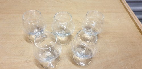 Glazen voor cognac / vieux, 5 stuks, Verzamelen, Ophalen of Verzenden, 'T Olde Gre-j, Info@toldegrej.nl, Endepoelstraat 20f Didam