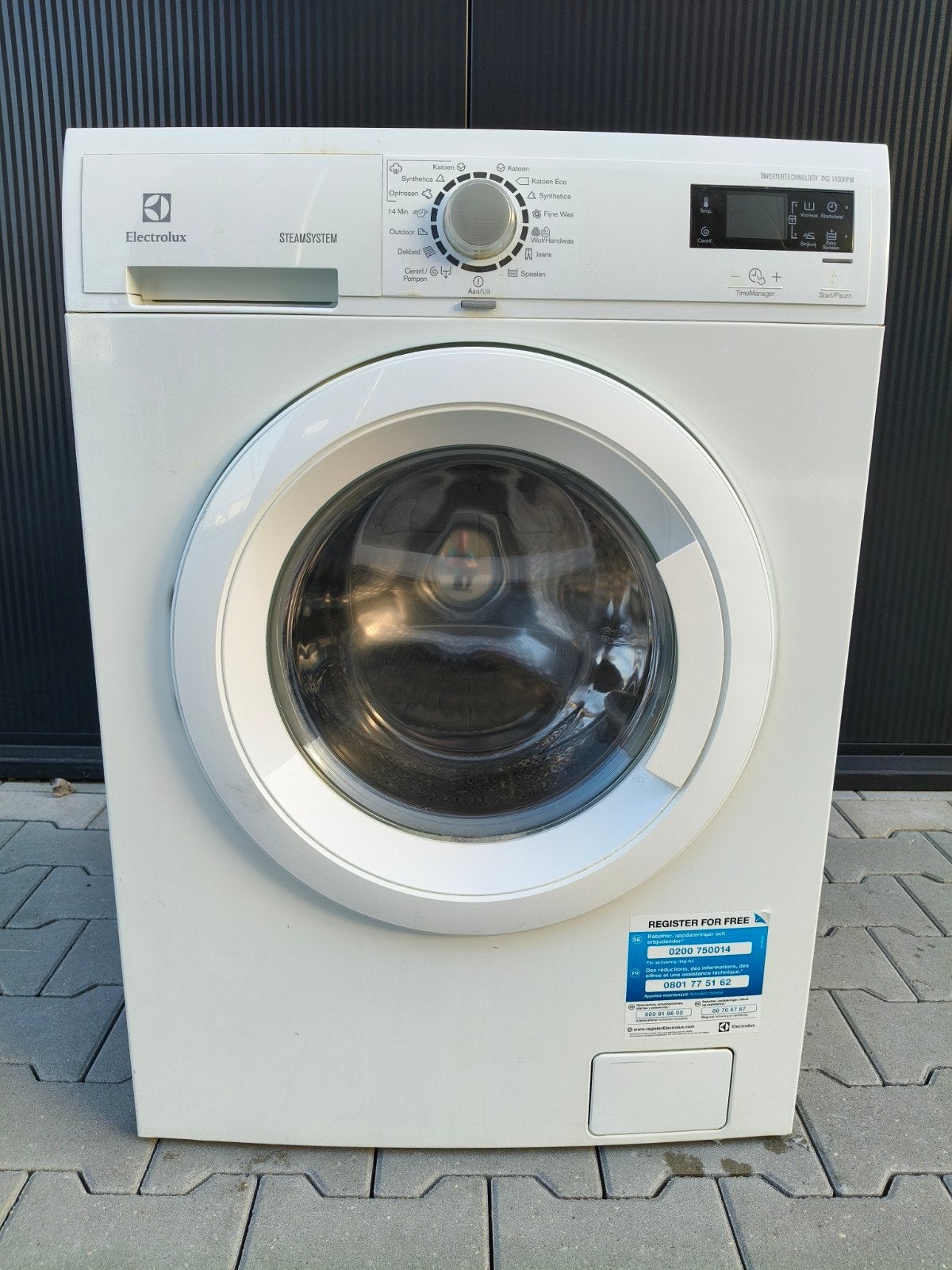 Electrolux wasmachine 7kg, Ophalen, Gebruikt, 85 tot 90 cm, 1200 tot 1600 toeren