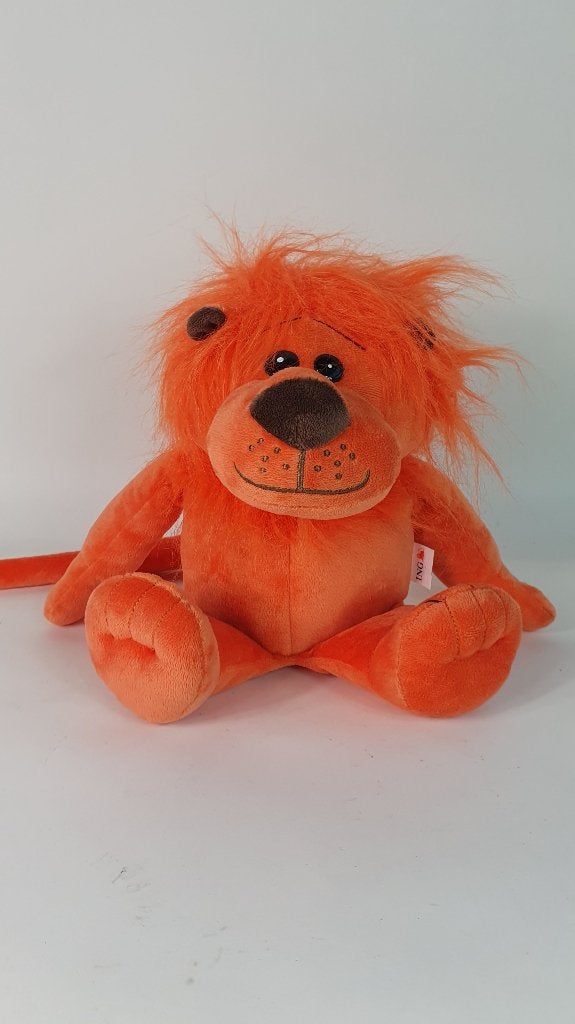 ING Oranje Leeuw knuffel spaarpot. Met dekseltje. 7C14, Tweedehands verkoop, Tweedehands verkoop, Gebruikt, Overige typen