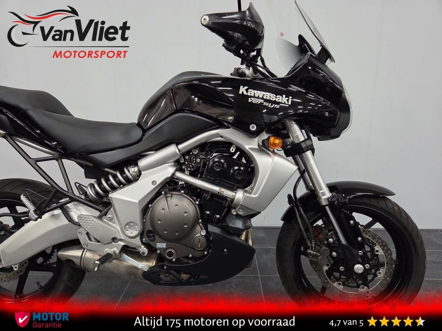 Erg Mooie Kawasaki Versys 650 Black 2008 Lage Km-Stand, Bedrijf, Onbekend, KAWASAKI, Overig