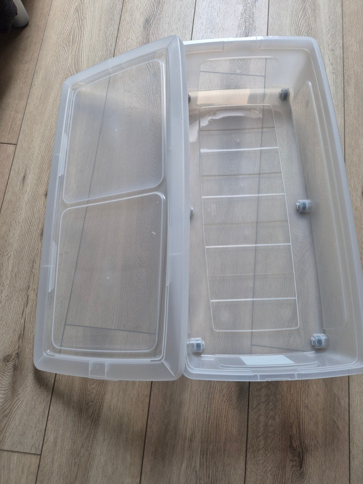 IRIS Clear Underbed Box 35L - Handige Opbergdoos, Ophalen, 50 tot 100 cm, Zo goed als nieuw, 5 – 50