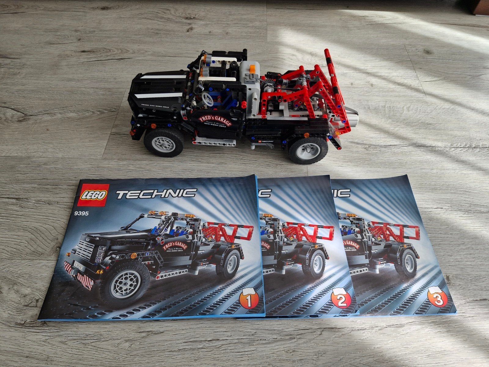 Lego Technic 9395 Sleepwagen met instructieboekjes, Kinderen en Baby's, Lego, Ophalen of Verzenden, Zo goed als nieuw, Complete set