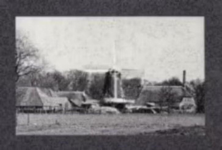 Foto Wachtum Molen Boerderijen Jaren 70., Verzamelen, Foto, Ophalen of Verzenden, Zo goed als nieuw, 1940 tot 1960