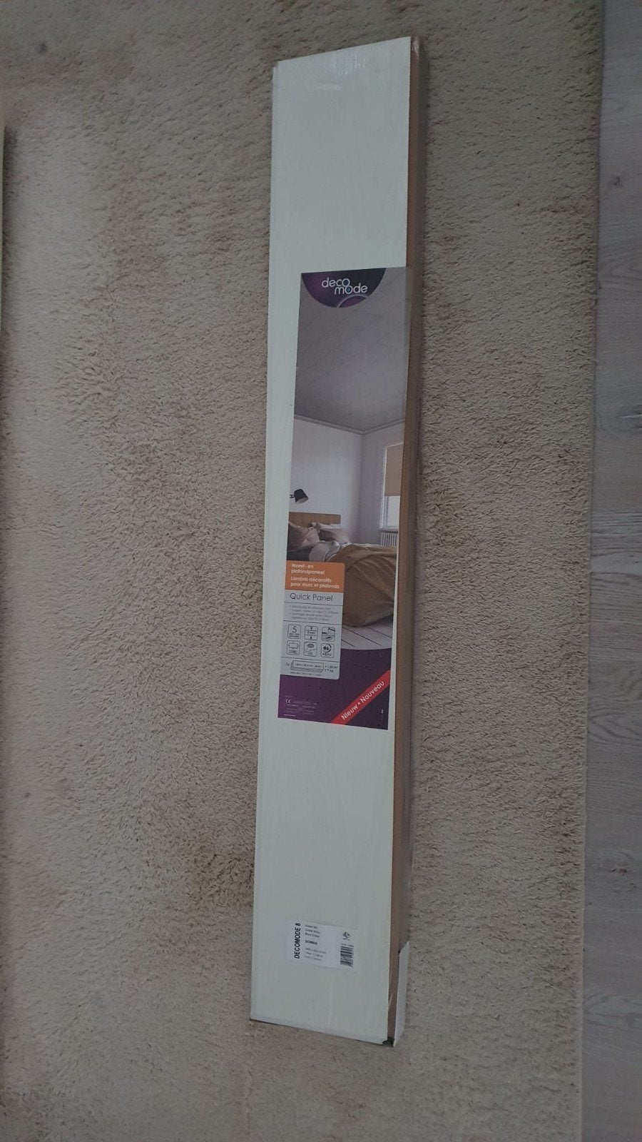 DecoMode 8 Quick Panel Wand- en Plafondpanelen Wit, Ophalen