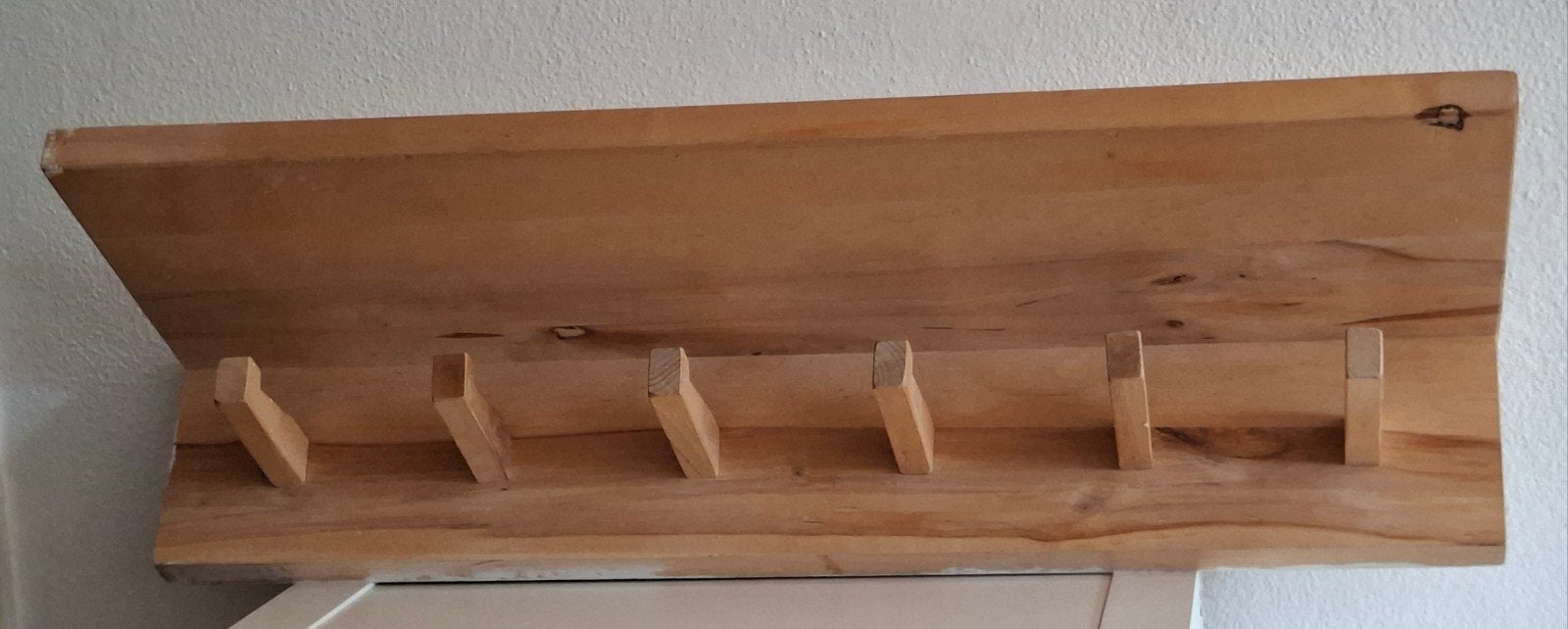 Ikea kapstok met plank, naturel, Zo goed als nieuw, Minder dan 100 cm, Hout, Ophalen