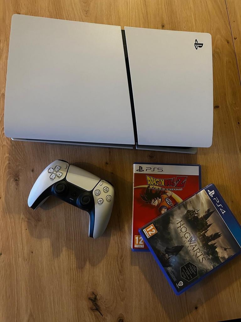 PlayStation 5 Disc Edition met Controller en 2 Games, Spelcomputers en Games, Spelcomputers | Sony PlayStation 5, Ophalen of Verzenden