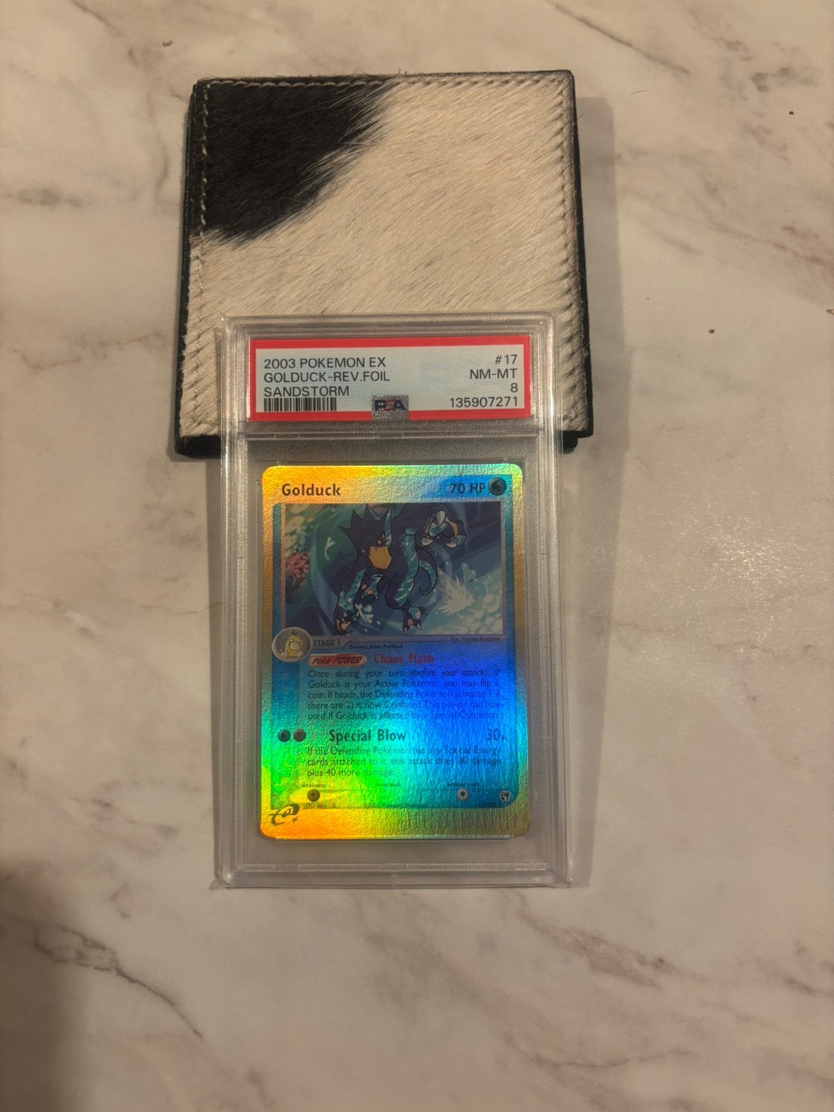 Golduck 17/100, Hobby en Vrije tijd, Verzamelkaartspellen | Pokémon, Ophalen of Verzenden, Zo goed als nieuw, Meerdere kaarten