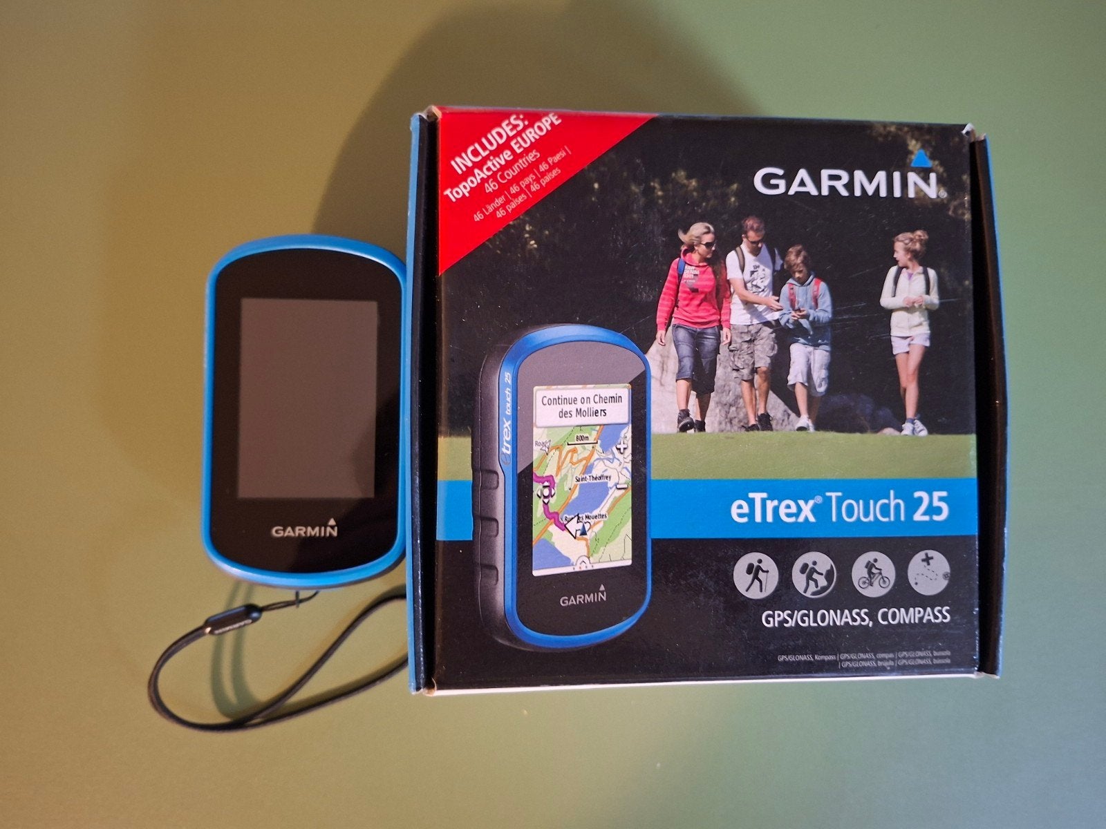 Garmin eTrex Touch 25 GPS, Ophalen of Verzenden, Gebruikt, Navigatie of Gps