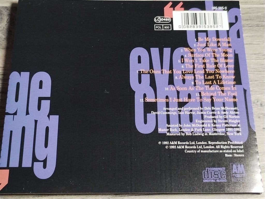 Del Amitri ‎– Change Everything, Ophalen of Verzenden, Zo goed als nieuw, Poprock