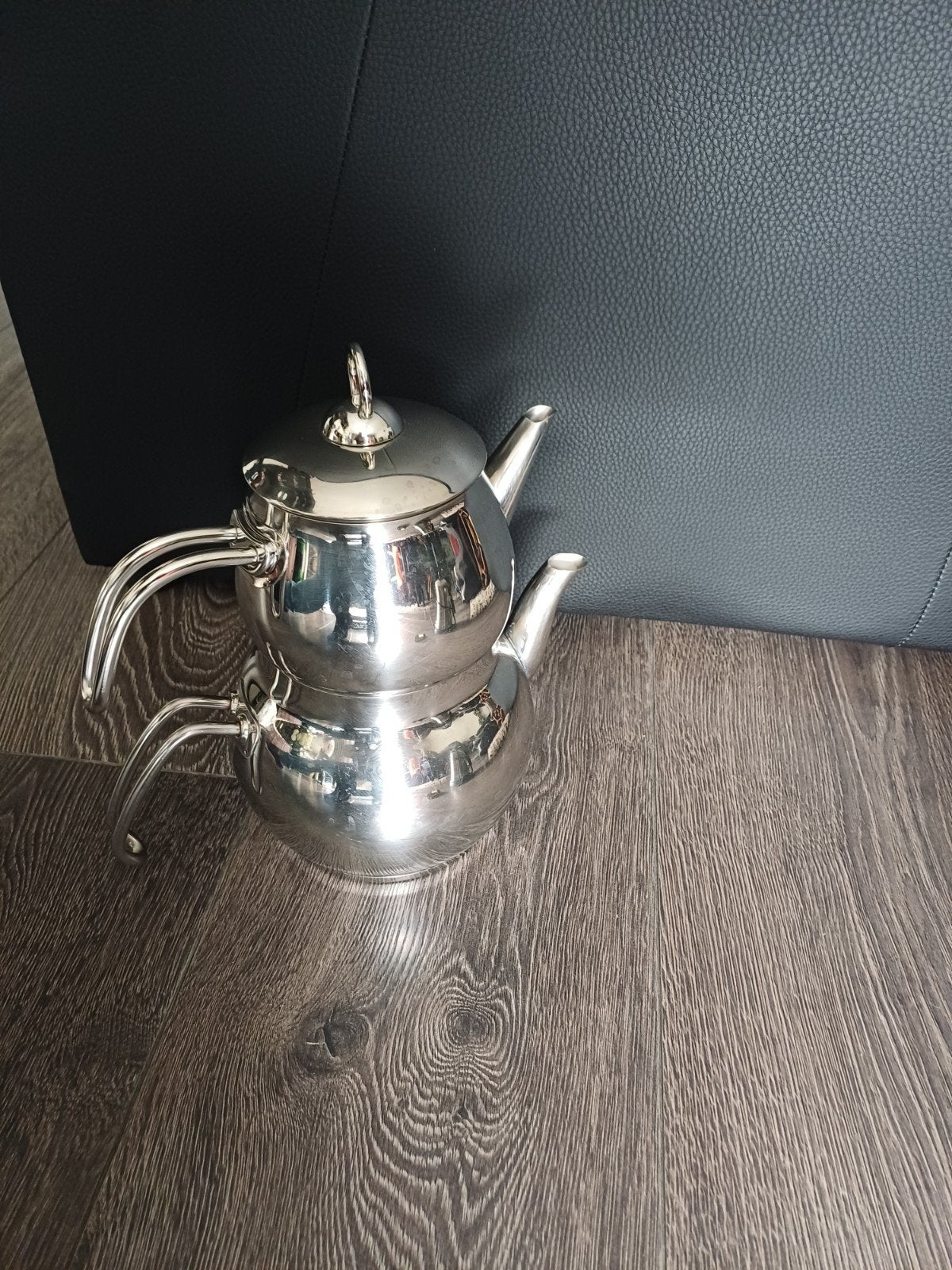Paksan RVS Theepot / Fluitketel, Theepot/fluitketel, Gebruikt, Zilver, Ophalen of Verzenden