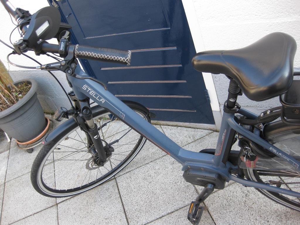 Stella Livorno Steps Blauw, Fietsen en Brommers, Elektrische fietsen, Gebruikt, Overige merken, 47 tot 51 cm, 50 km per accu of meer