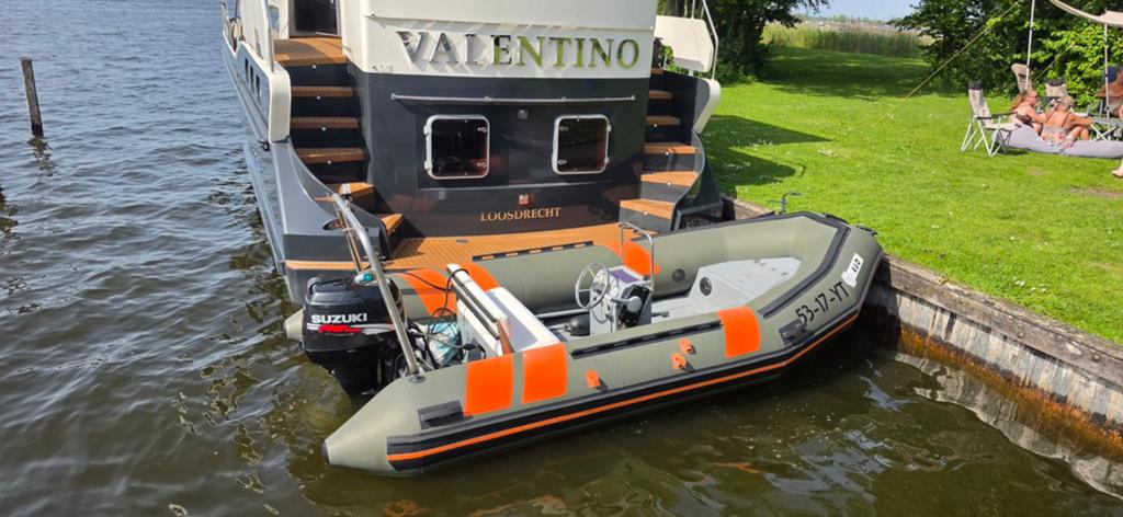 Mariner 460 Rib met Suzuki 40pk en Ryba kanteltrailer, Watersport en Boten, Rubberboten, Zo goed als nieuw, Inclusief motor, Ophalen