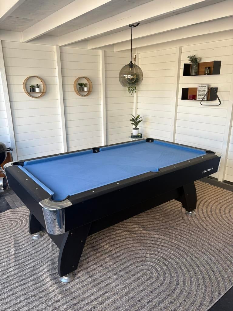 Pooltafel BuckShot BlackMagic Pro 7 ft ball return, Sport en Fitness, Biljarten en Poolen, Zo goed als nieuw, Pooltafel, Ophalen