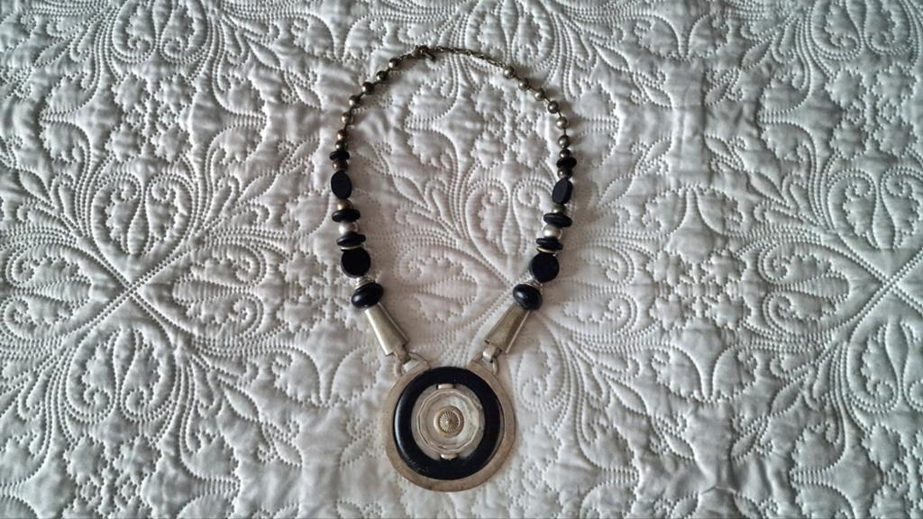 Stoere ketting, Overige materialen, Verstelbaar, Zwart, Ophalen of Verzenden