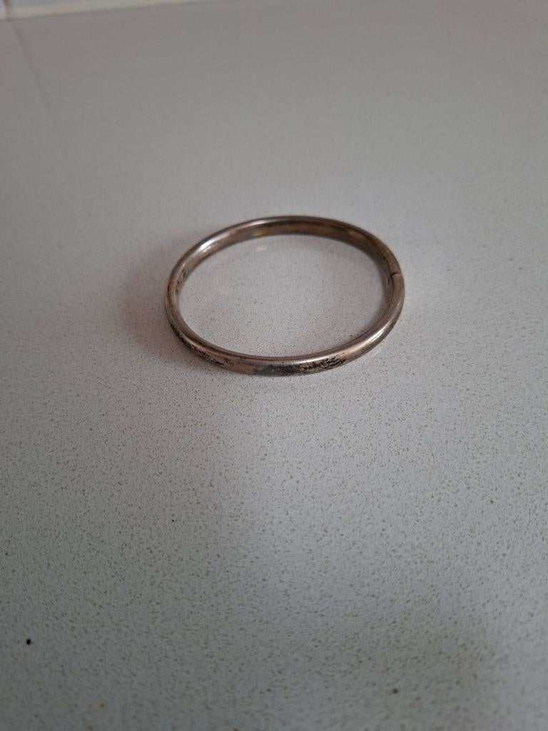 Zilveren slavenarmband, Sieraden, Tassen en Uiterlijk, Armbanden, Ophalen of Verzenden, Zilver, Zilver