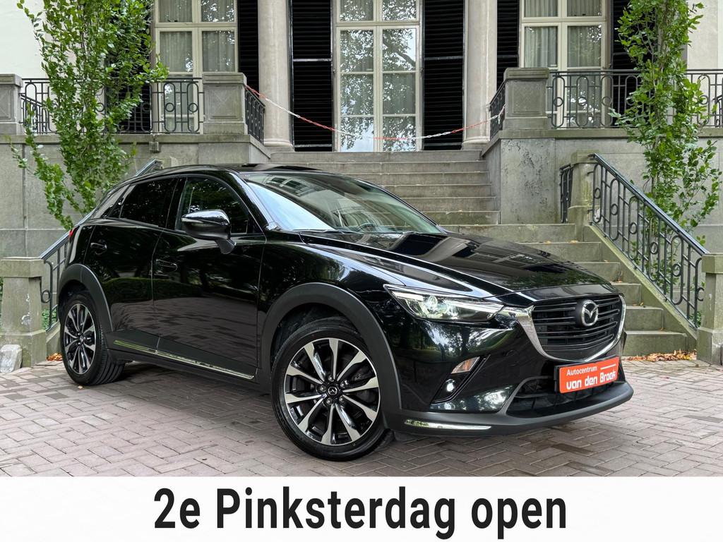 Mazda CX-3 2.0 Gt Luxury 120 Automaat Navi Xenon Head-Up Cam, Auto's, Mazda, 1998 cc, Gebruikt, Zwart, 4 cilinders