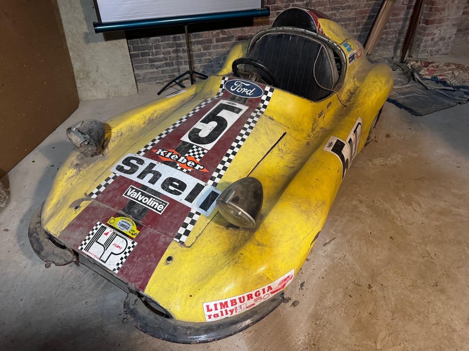 Vintage midget rallywagen *1970 piece unique., Geel, Particulier, Te koop