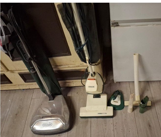 Vorwerk stofzuiger + DeLonghi tapijtreiniger met accessoires, Ophalen of Verzenden, Zo goed als nieuw