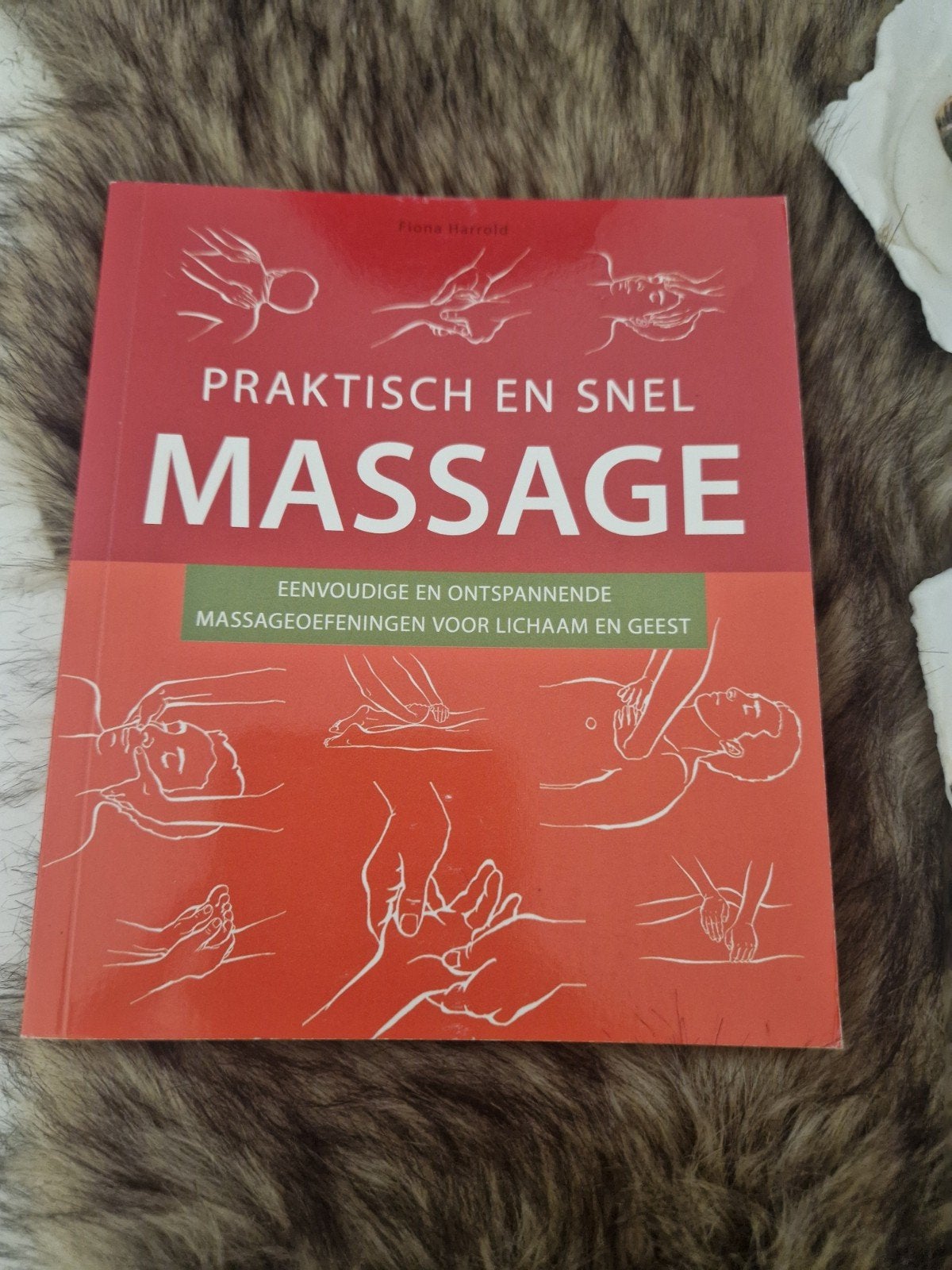 Praktisch en Snel Massage Boek - Fiona Harrold, Ophalen of Verzenden, Zo goed als nieuw, Gezondheid en Conditie, Fiona Harrold