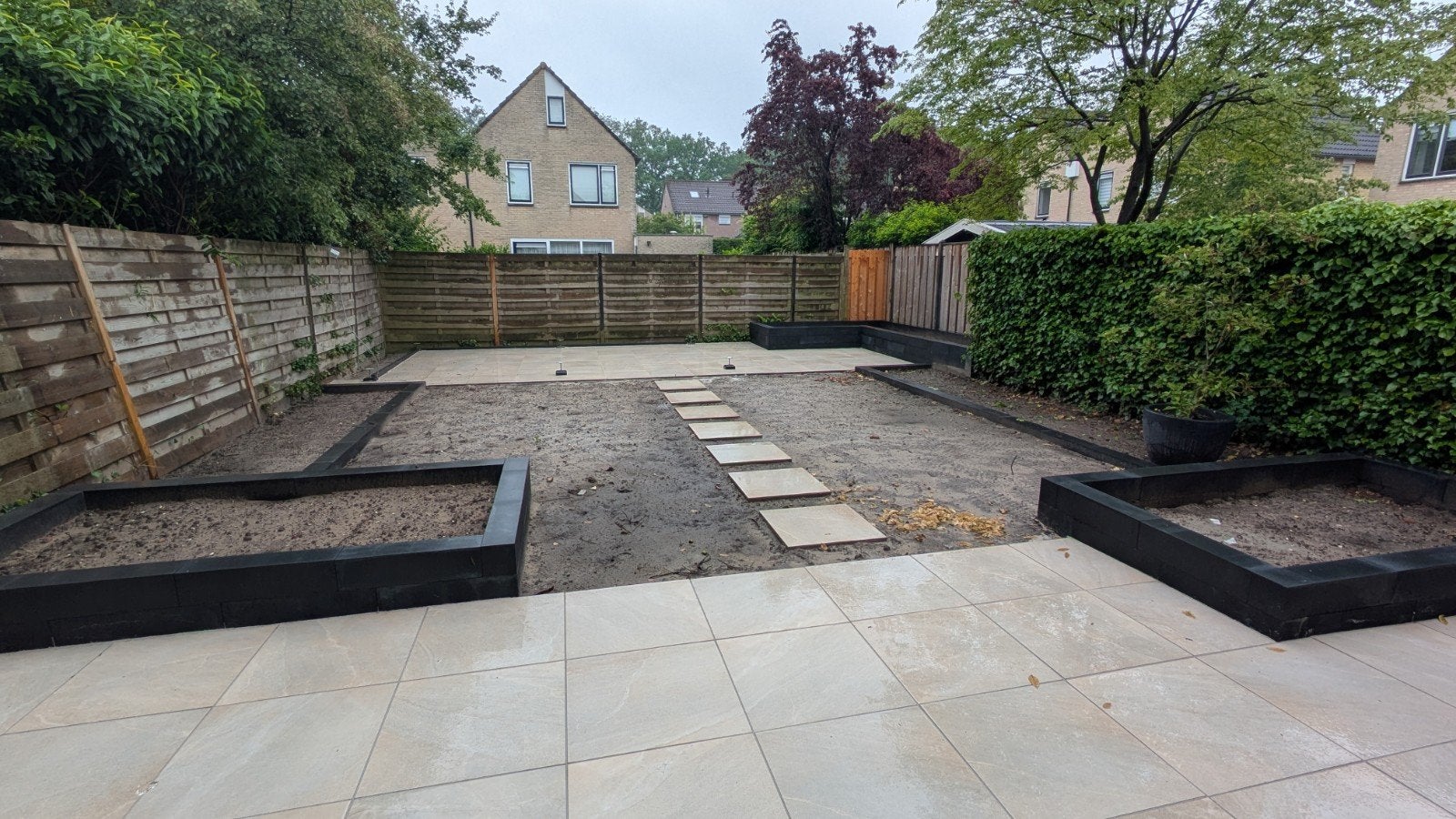 16 Nieuwe Patio Linea GEO betonblokken 60x60x15, Tuin en Terras, Tegels en Klinkers, Ophalen