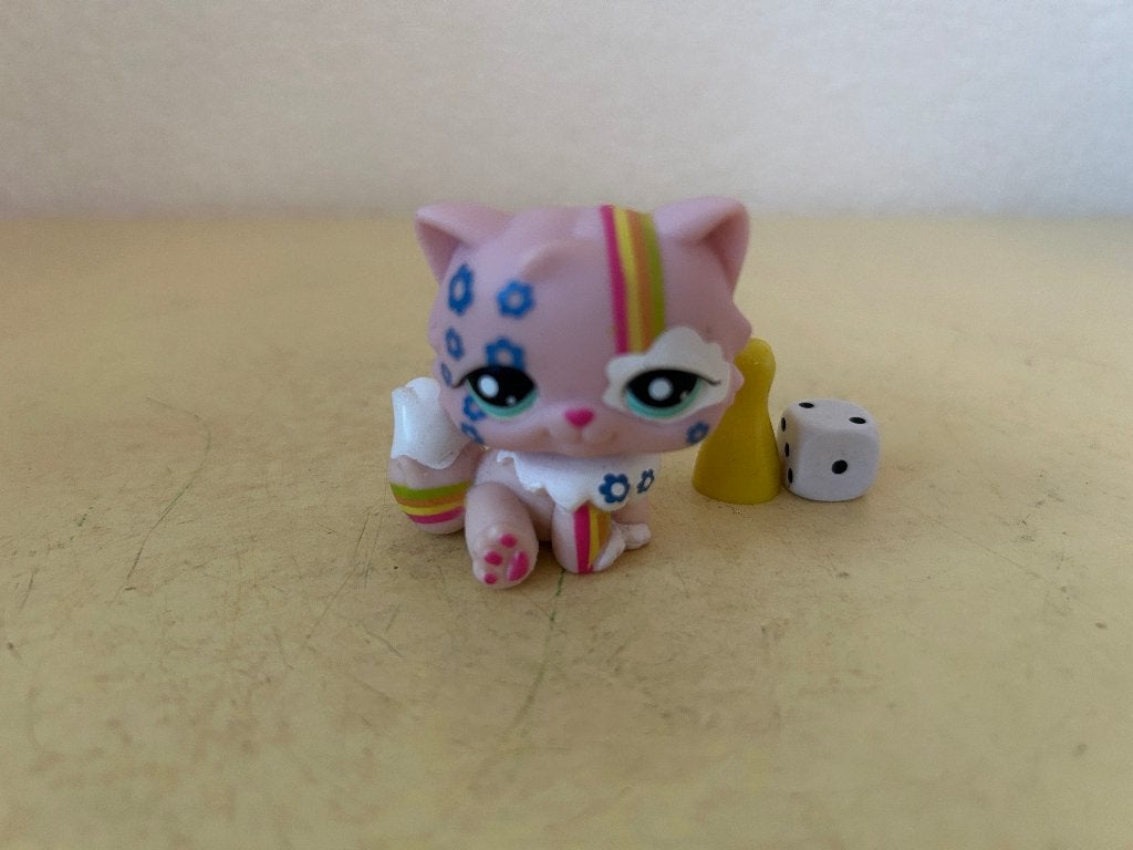 Littlest Pet Shop LPS Perzische Kat #1436 Postcard Cat, Ophalen of Verzenden, Gebruikt