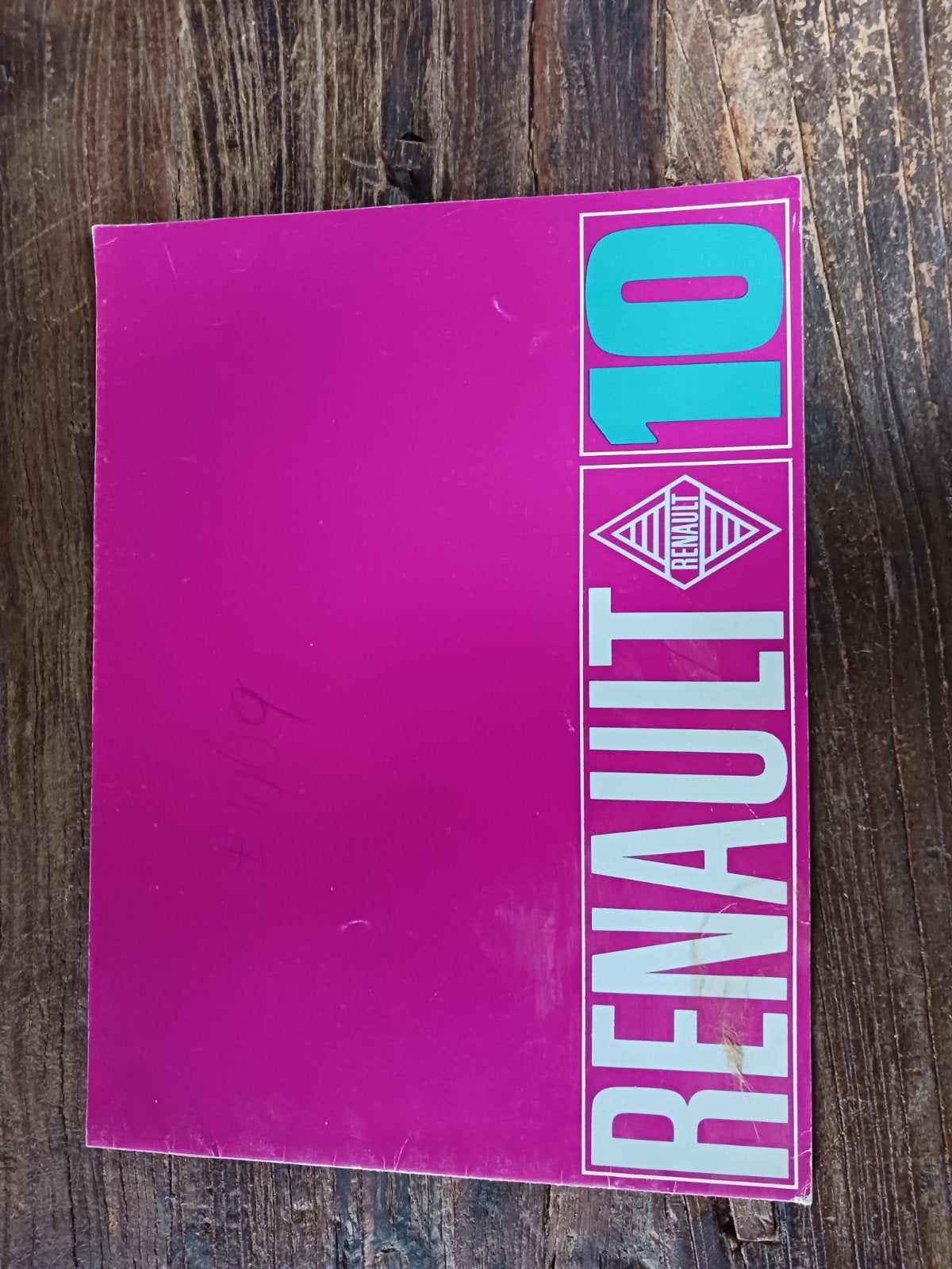 Renault 10 folder +/- 1969, Ophalen of Verzenden, Gelezen, Renault