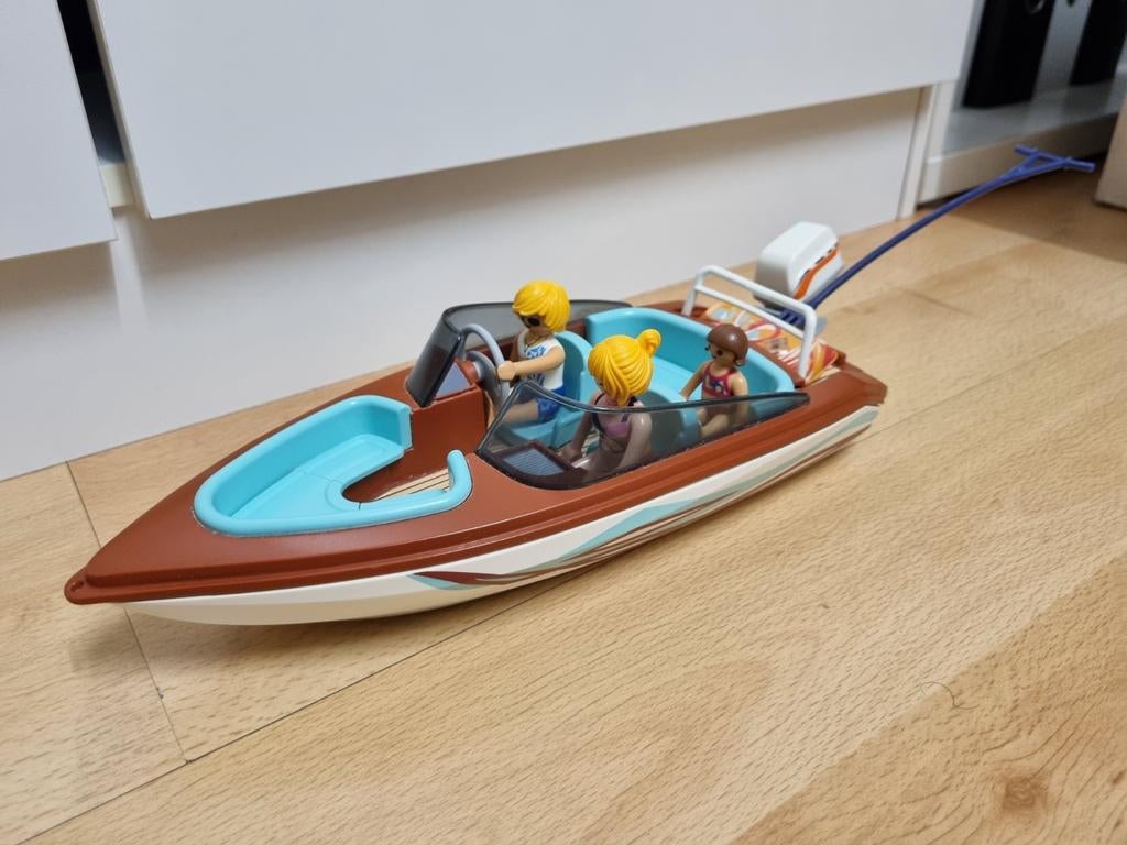 Playmobil boot met motor (defect), Ophalen of Verzenden, Gebruikt, Groter dan 1:32