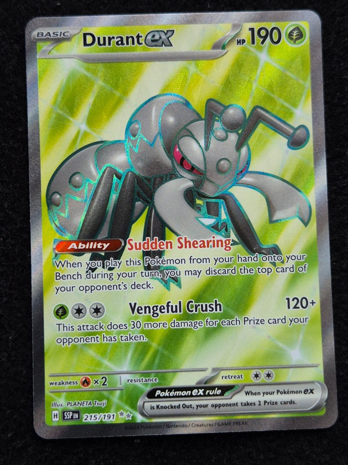 Durant Ex - 215/191 - Surging Sparks (SSP 215) NM, Ophalen of Verzenden, Nieuw, Losse kaart