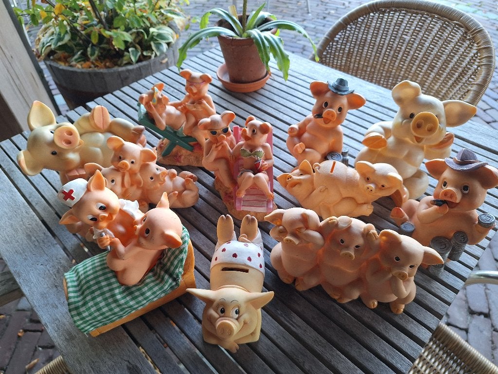 spaar varkens, Verzamelen, Verzenden, Gebruikt, Kunststof, Dier