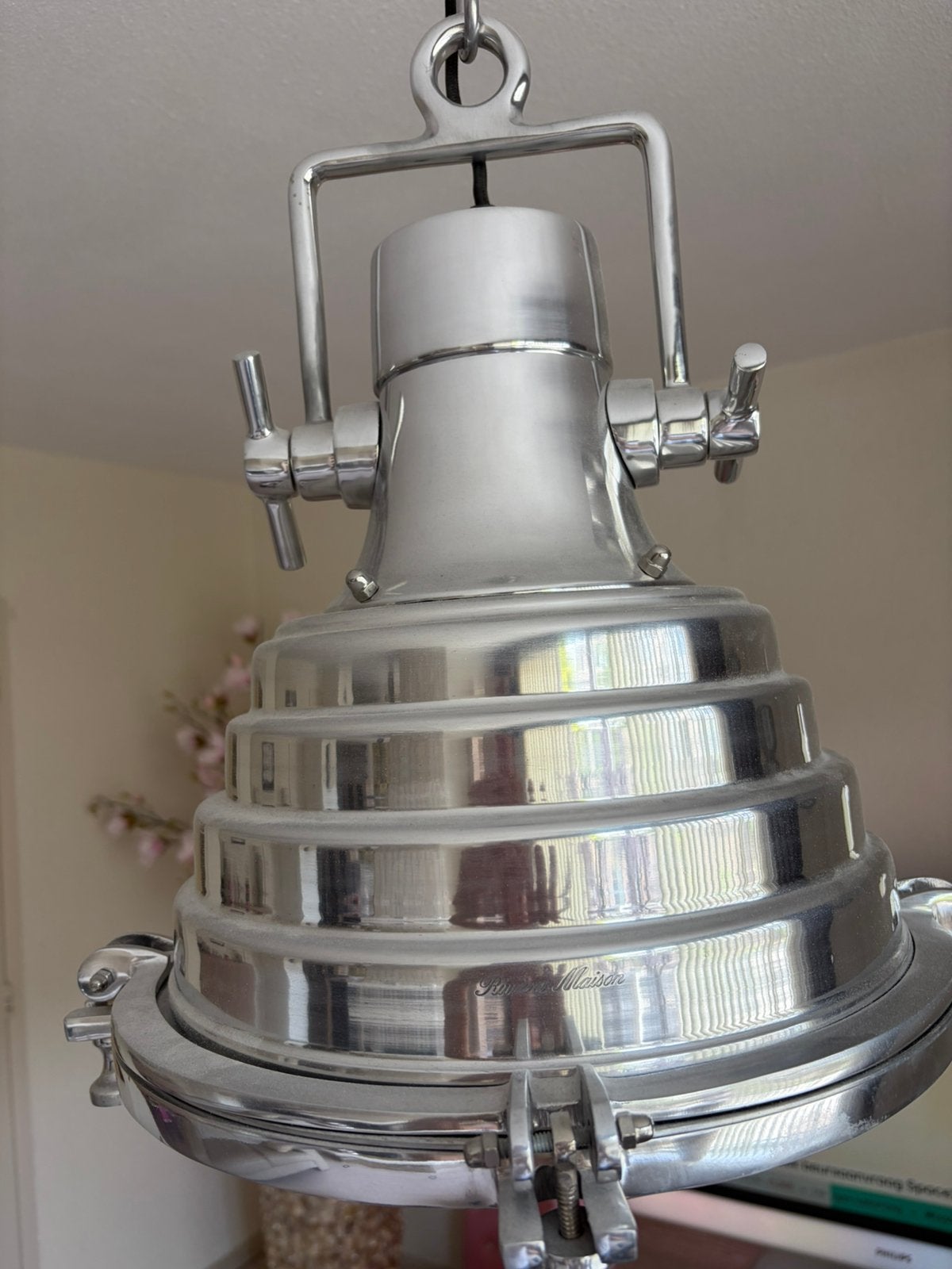 Riviera maison hanglamp als nieuw, Huis en Inrichting, Lampen | Hanglampen, Ophalen, Zo goed als nieuw, Minder dan 50 cm