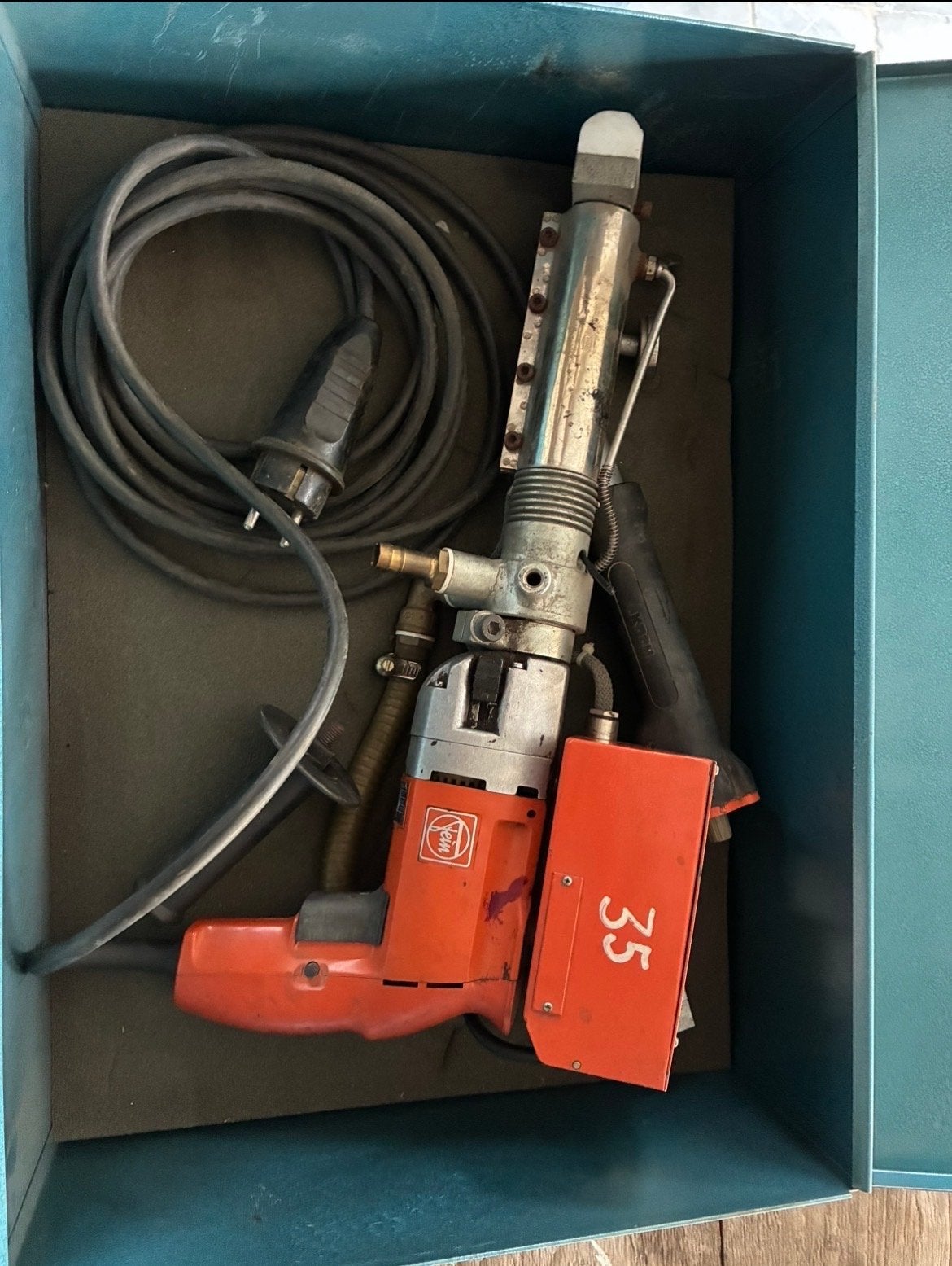 Fein kunststof las extruder, Ophalen of Verzenden, Gebruikt