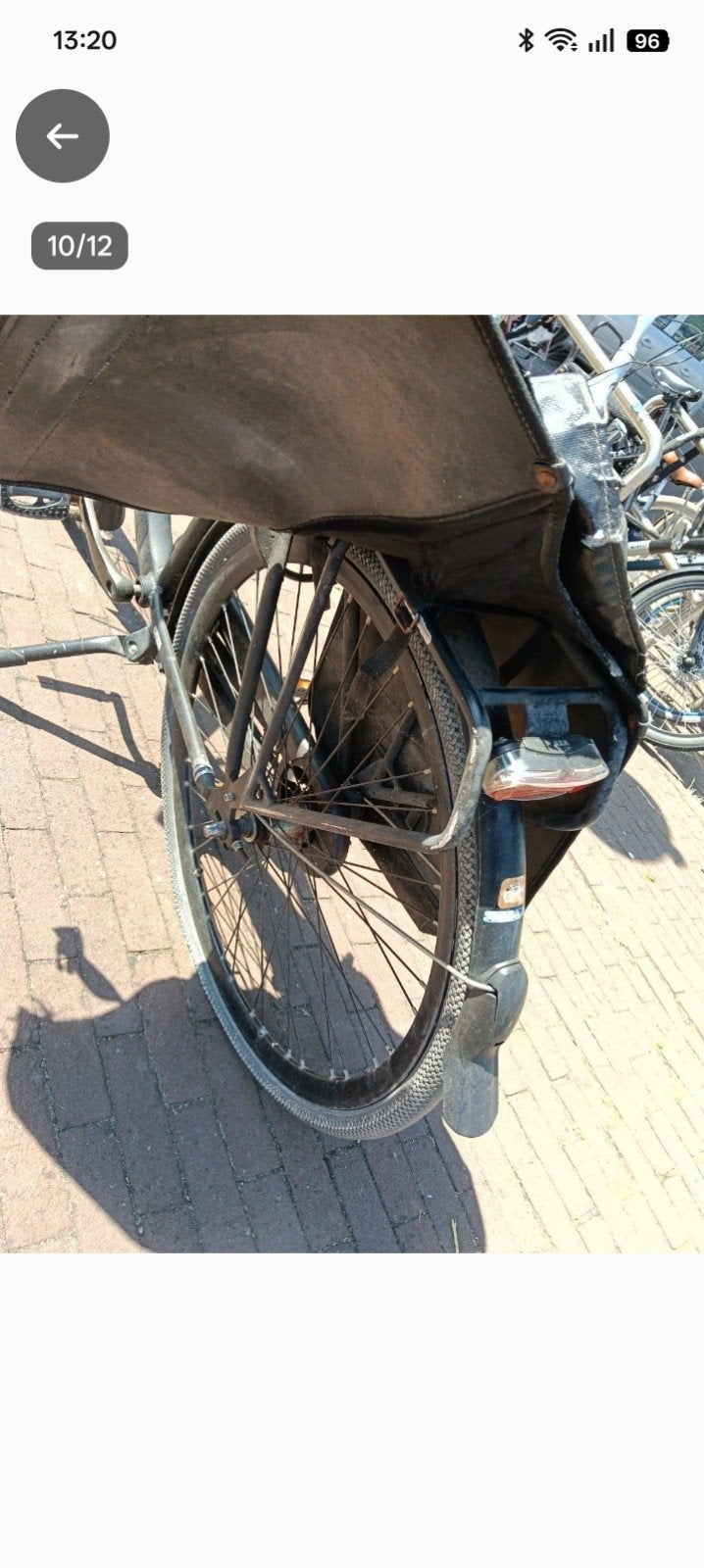 gazelle esprit opknapfiets, Ophalen