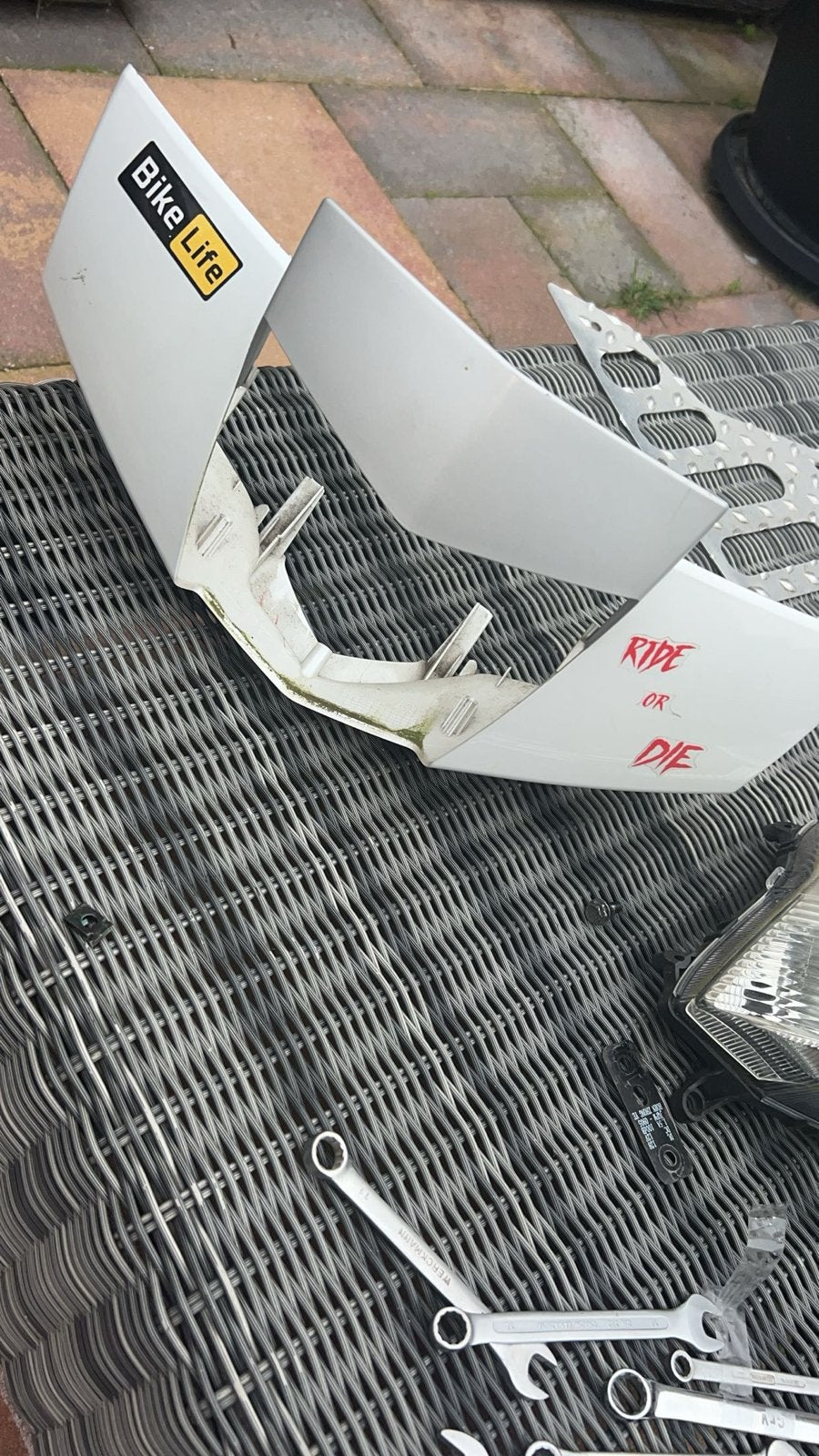 StuurKap voor vivacity 4t - klik stukje  gebroken, Ophalen, Gebruikt, Kap