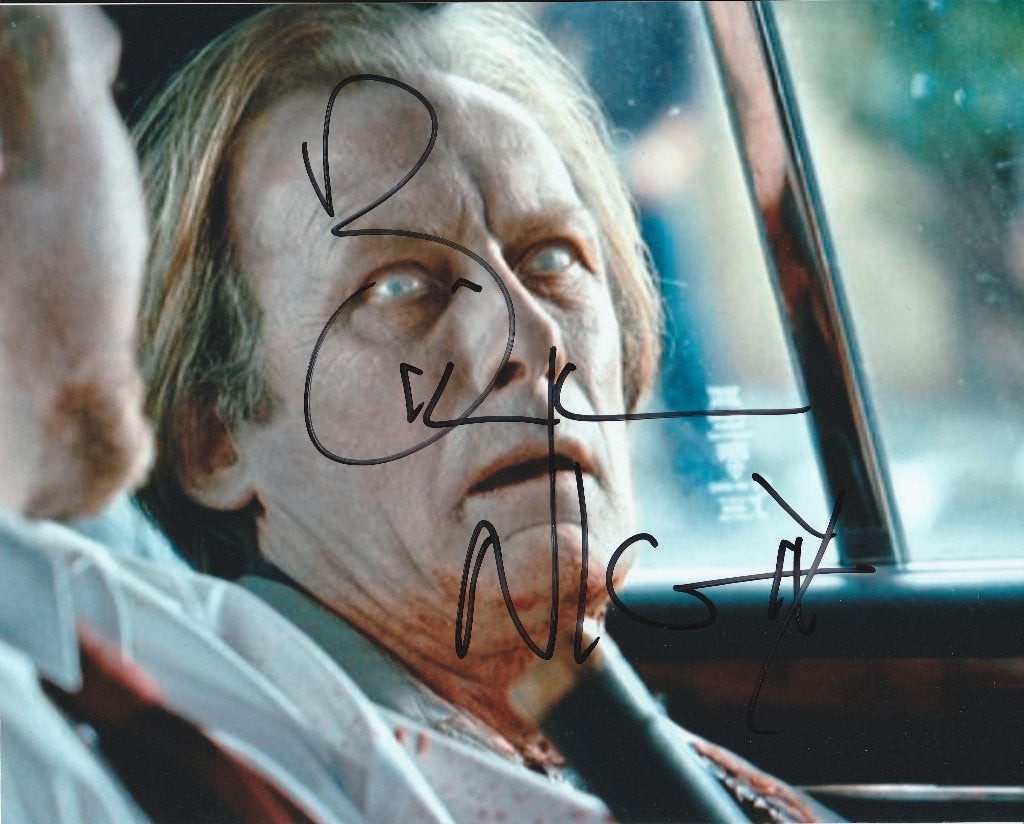 Handtekening Bill Nighy, Ophalen of Verzenden, Zo goed als nieuw, Film, Foto of Kaart