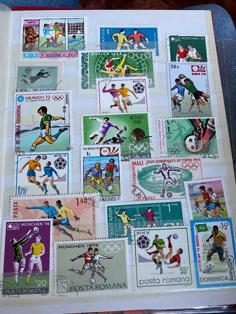 Postzegels voetbal, Postzegels en Munten, Postzegels | Nederland, Ophalen of Verzenden, Na 1940, Gestempeld