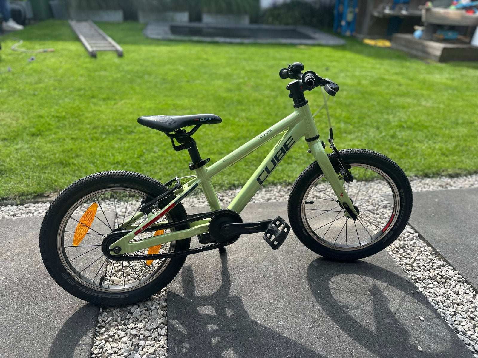 Cube Cubie 160 kinderfiets 16 inch, Ophalen, Gebruikt, Velgrem, 16 tot 20 inch