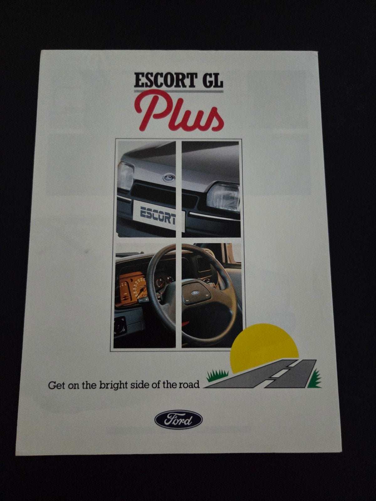 Brochure Ford Escort GL Plus 1988 UK, Boeken, Ophalen of Verzenden, Zo goed als nieuw, Ford