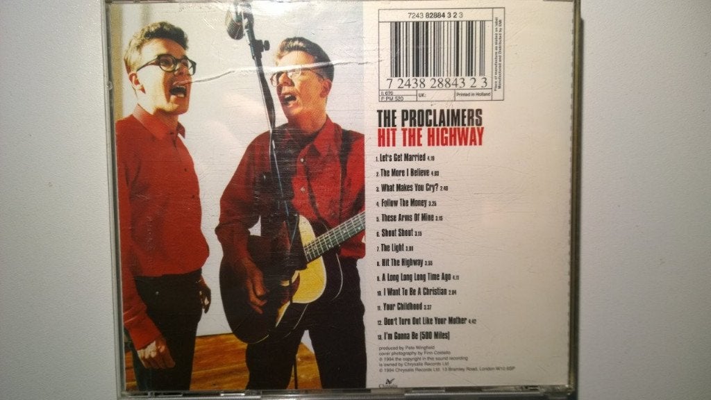 The Proclaimers - Hit The Highway, Ophalen of Verzenden, Zo goed als nieuw