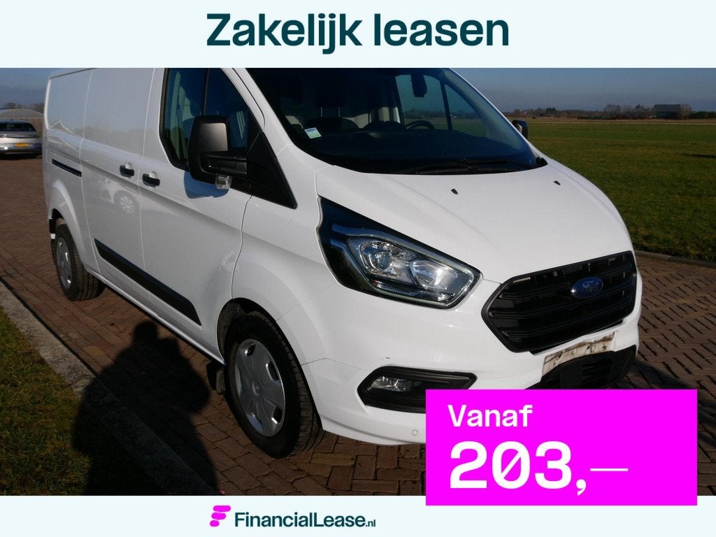 Ford Transit Custom 300 2.0 TDCI L2H1 Trend AUT. AC * 11999, 1998 cc, Stof, Gebruikt, Zwart