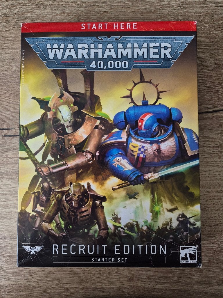 Warhammer 40K Recruit Edition Starter Set, Ophalen of Verzenden, Zo goed als nieuw, Warhammer 40000, Figuurtje(s)